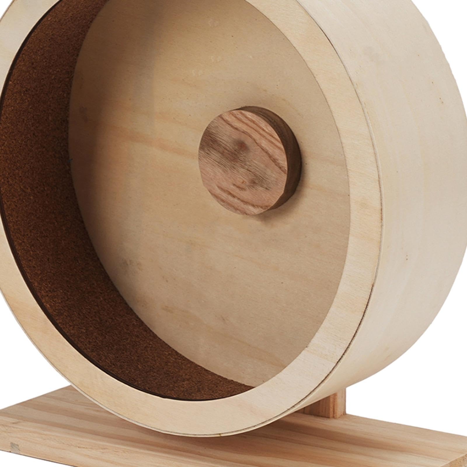 Roue d'exercice pour Hamster, Jouet en Bois, Stable et Silencieuse, Idéale pour Les Petits Animaux comme Les Gerbilles, Les écureuils et Les Rats.