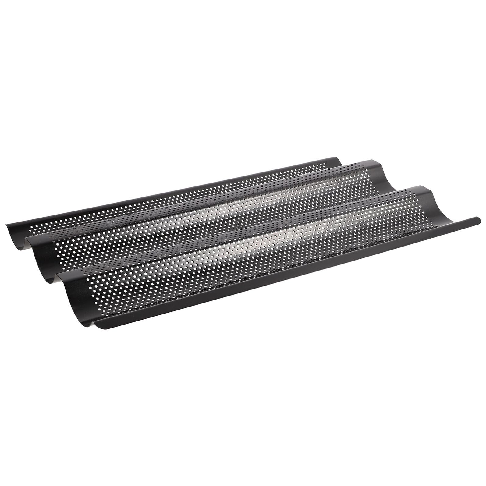 Nonstick French Bread Baking Pan aus Edelstahl Baguetteform mit Schneller Wärmeleitung und Lebensmittelechter Beschichtung für Gleichmäßiges Backen zu Hause