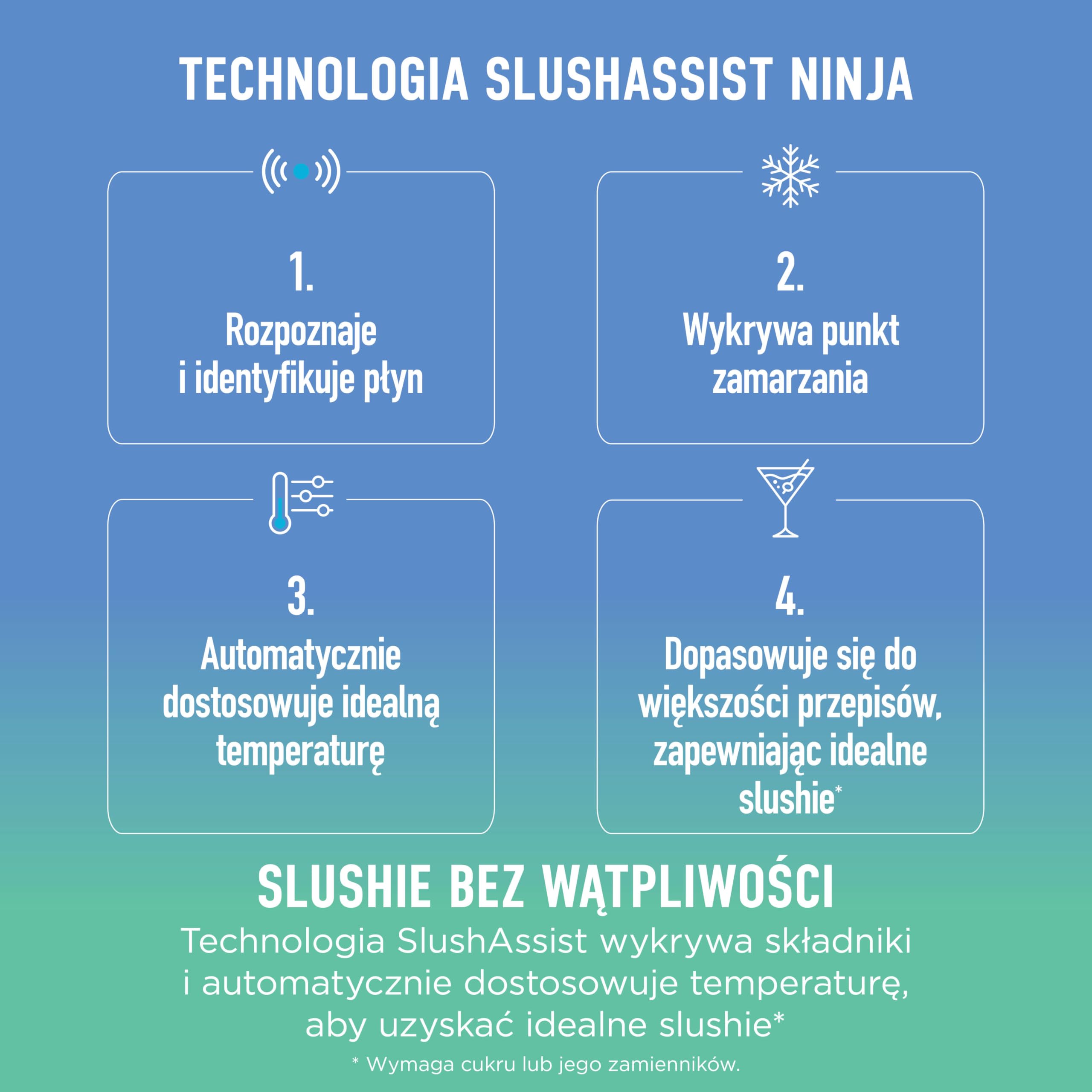 Ninja SLUSHi XL wielofunkcyjna maszyna do mrożonych napojów z technologią SlushAssist, Bardzo duża pojemność 3,7l (maks. napełnienie 2840 ml), Przygotuj slushie, mrożone koktajle itp., Pink FS601EUPK1