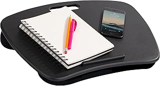 LAPGEAR Basic Lap Desk with Device Ledge and Cushion - Black - Style No. 44308