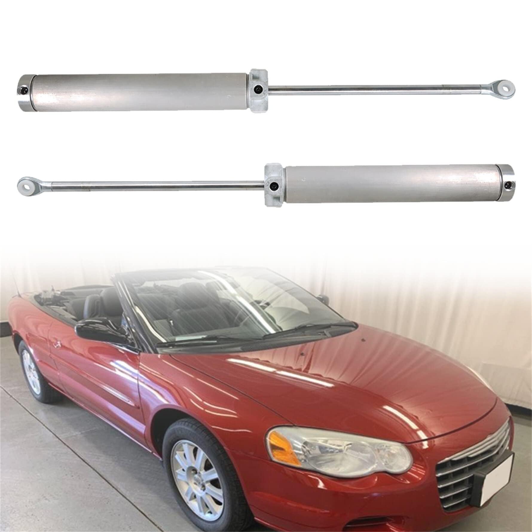 PCS Convertible Top Hydraulic Cylinders Lift Arms Replacement for 1999 2000 2001 2002 2003 2004 2005 2006 Sebring