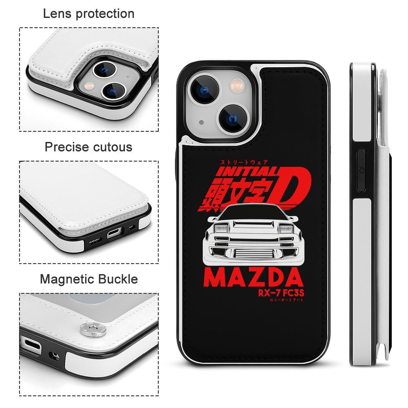 Amazon.co.jp: 【iPhone13 Mini ケース 手帳型】 頭文字d イニシャル D