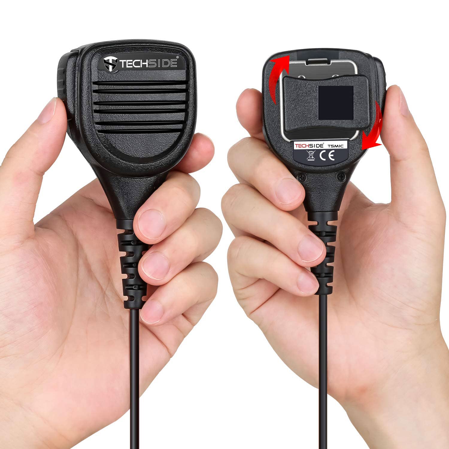 Microfono Altoparlante Impermeabile TechSide Con PTT | Compatibile Con Baofeng, Kenwood, Midland E Altre Radio Ricetrasmittenti - Foto 10