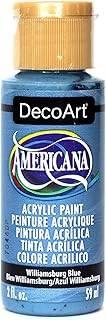 DecoArt Americana Acrylic Paint, 2-Ounce, Williamsburg Blue