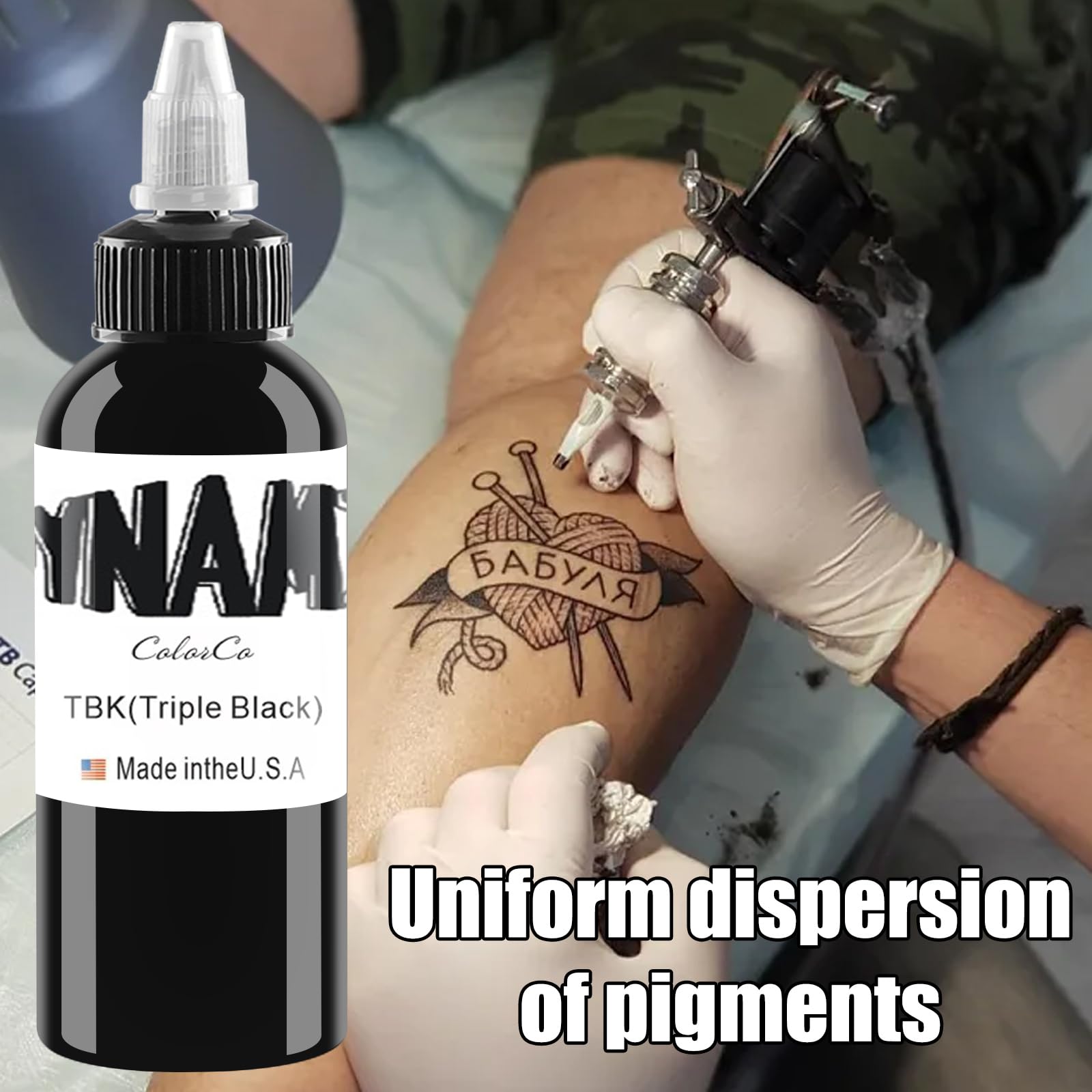 Schwarze Tattoo-Tinte - Neueste Stammes Färbung Permanent Body Make-up Super Schwarz (60 ML)