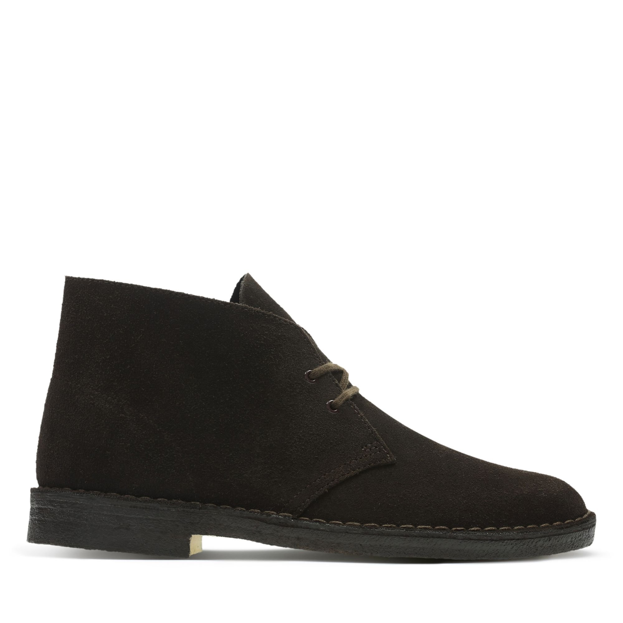 CLARKS Men's Desert Boot Chukka Boot, Black Leather, 13 M US