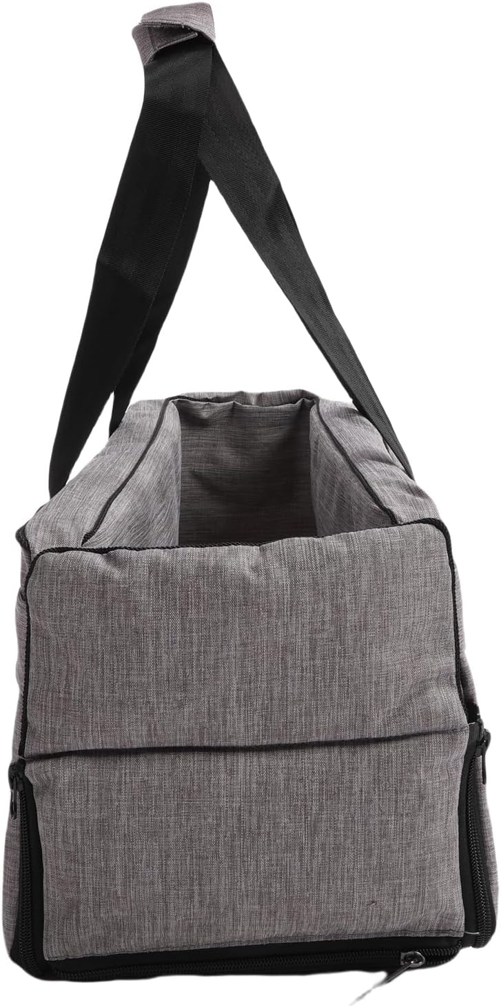 Fabater Dog Carriers, Soft Sided Comfort Wide Angle View Pet Travel Bag, Cat Carrier with Dual Safety Straps for Small Dogs Medium Cats Center Console Seat