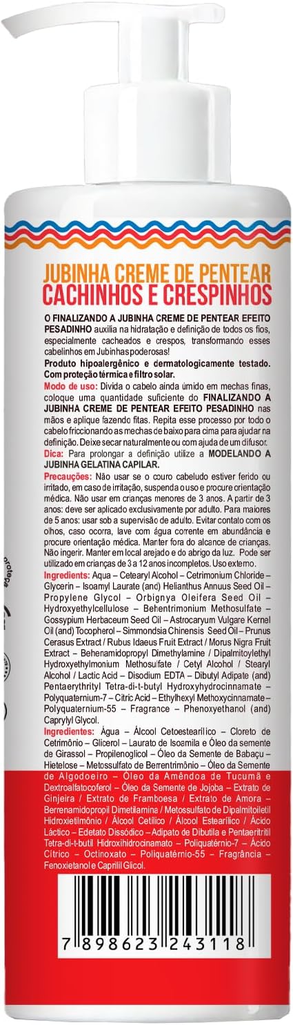 Widi Care Creme de Pentear Finalizando a Jubinha Efeito Pesadinho 300ml