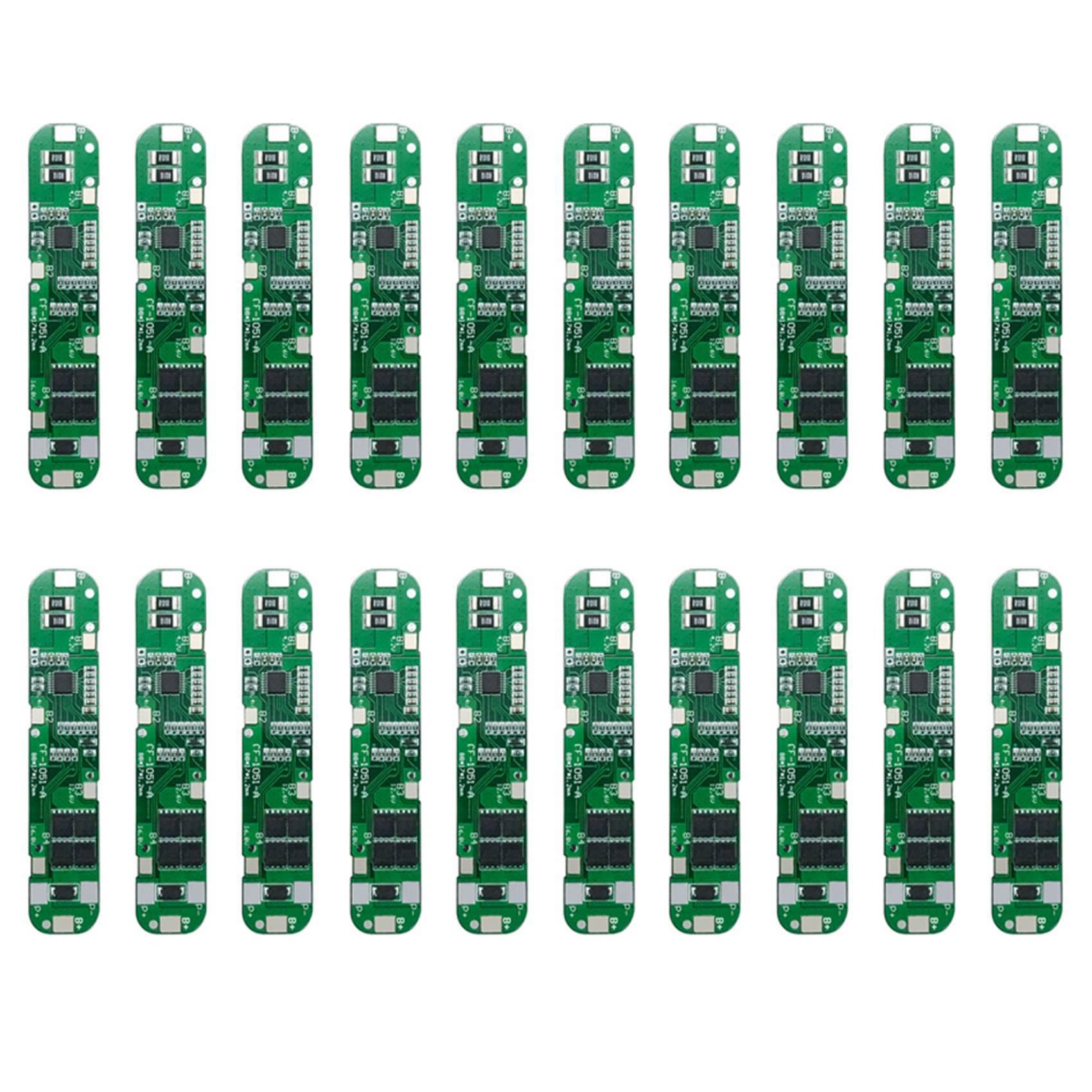 Bloepum 20X 5S 18.5V 12A 18650 Li-Ion Lithium Protection Board Battery Charge Board Short Circuit Protection