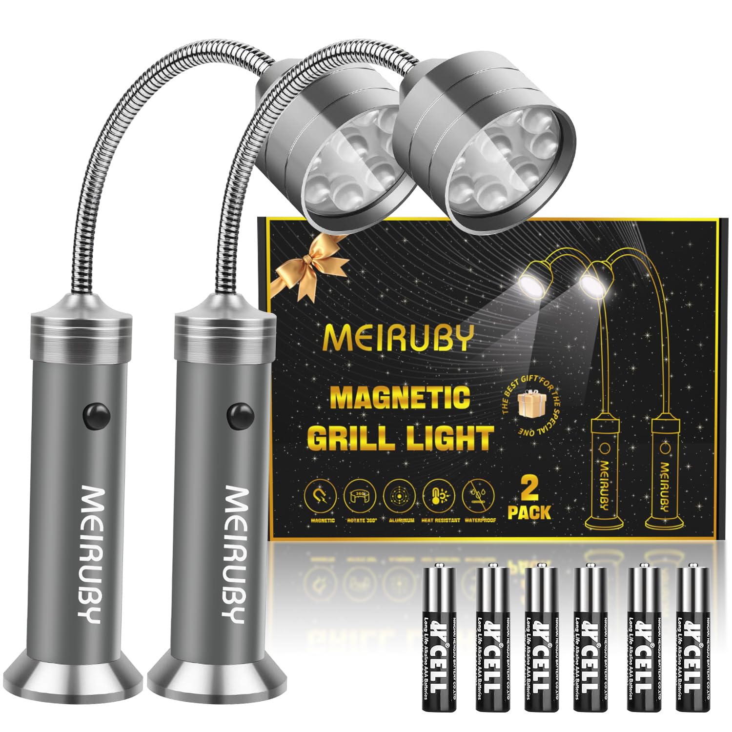 Sponsored Ad - Grill BBQ Stocking Stuffers for Men Adults, 2-Pack Magnetic Barbecue Grill Light: BBQ Grilling Blackstone Griddle Accessories for Outdoor Grills, Birthday Christmas Gifts for Men Dad Husband Grandpa
