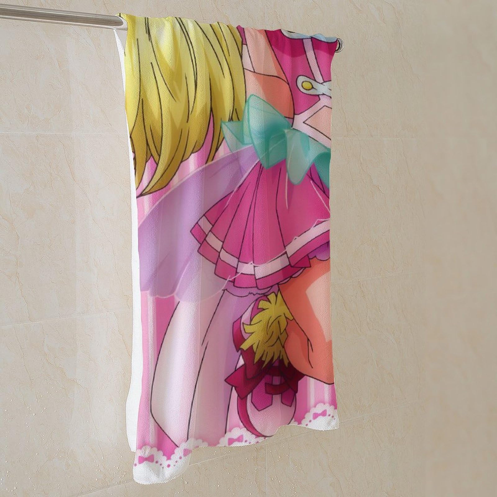Amazon｜(あいのにじょ)バスタオルプリキュア (293)大判バスタオル 超