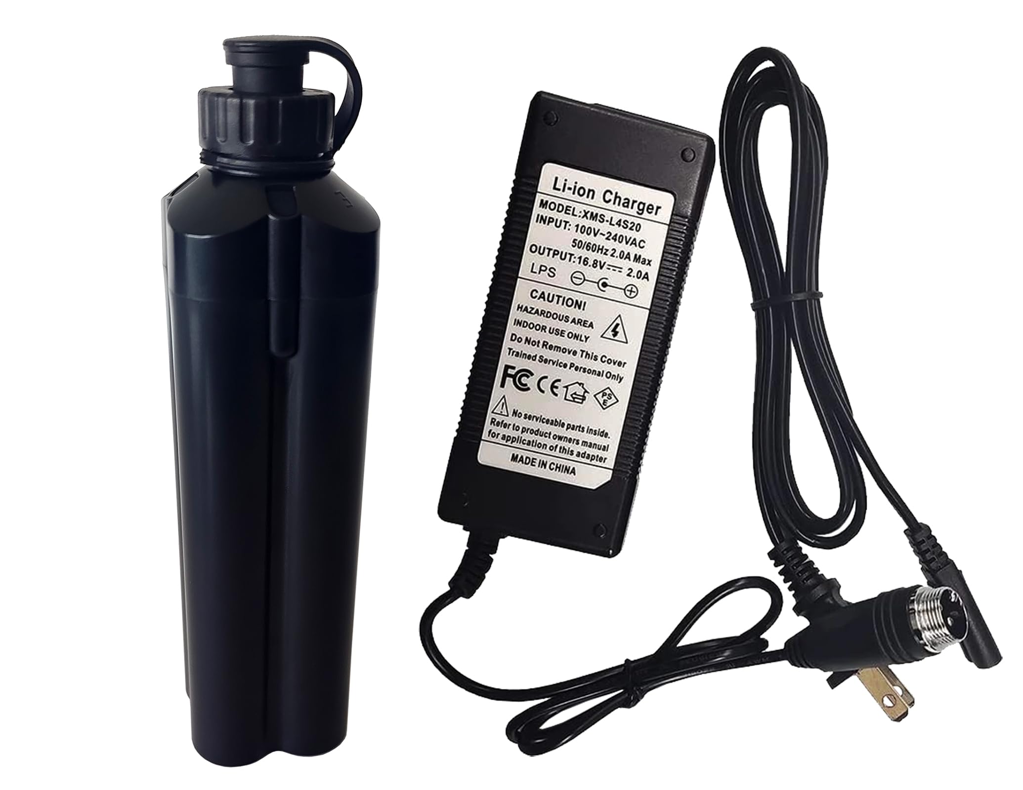 WeideBATT® 5.0Ah BM2300 Battery and RB-CC4002 Charger for Daiwa BM2300 BM2300N BM2900 Fishing Reel Battery for Daiwa Tanacom 750 500 1000