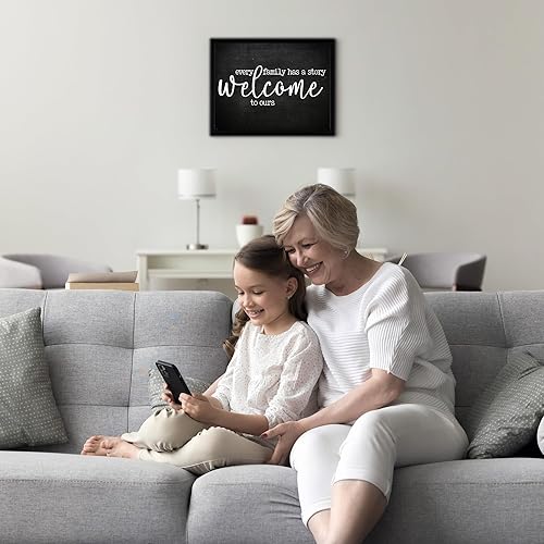 Miniatura 4 de Every Family Has A Story - Family Wall Art, This Rustic Wood Typographic Wall Art Aesthetic Print Is Ideal For Home Decor, Entry Way Decor,