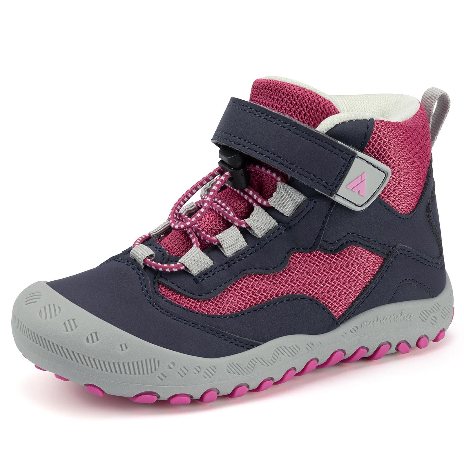 Mishansha Kinder Wanderschuhe Trekkingschuhe Mädchen Jungen Leicht rutschfest Outdoorschuhe Turnschuhe Gr.24-38