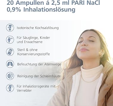 Pari Nacl Inhalation solution Ampoules 20X2.5 ml