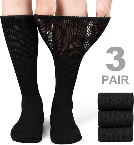 Miniatura 7 de Calcetines para diabéticos aprobados por médicos unisex 3 6 o 12 unidades