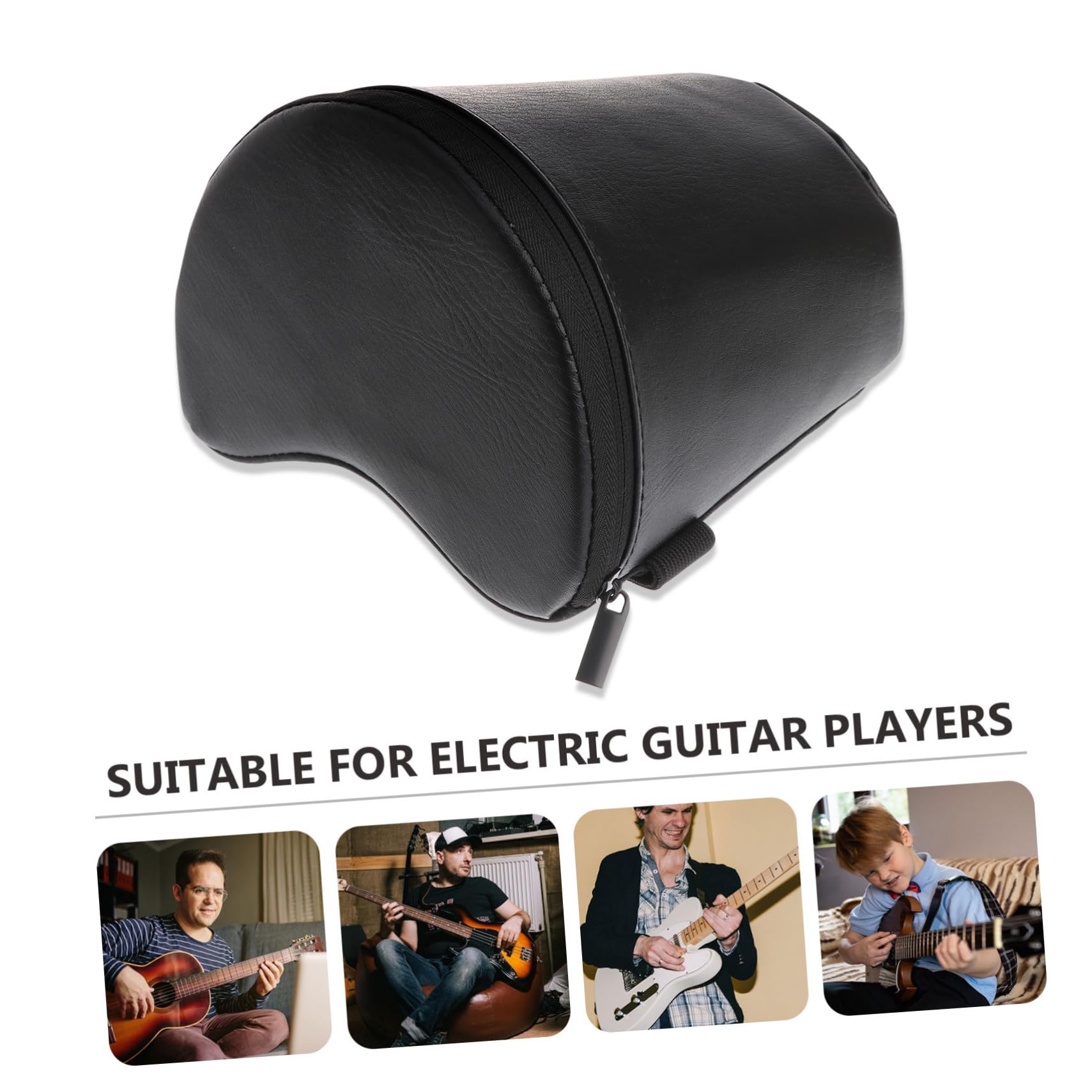 Poggiapiede per Chitarra Classica Nero, Supporto Antiscivolo Leggero