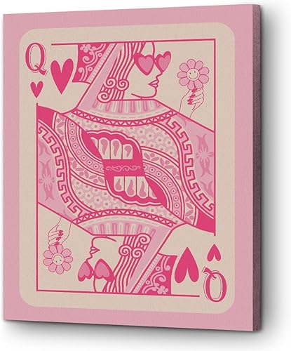 Decoración retro rosa para habitación de niñas, lienzo moderno y bonito póster estético para decoración de pared, impresión artística para el hogar,