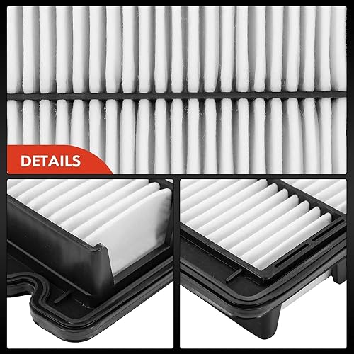 Miniatura 7 de A-Premium Filtro de aire de motor compatible con Chevrolet Aveo 2004-2018, Aveo5 2006-2011 y Pontiac G3 Wave, Wave5 y Suzuki Swift, Swift+