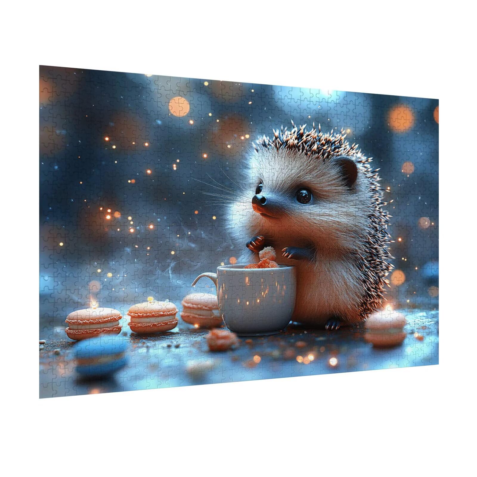 Puzzle 6000 Pezzi Riccio Puzzle Classici per Gioco Familiare, n-84 | Impossibile Puzzles, Intrattenimento Creativo, Rilassamento e Intelligence, Regalo per Amore e Amico, Home Decor, tazza di tè