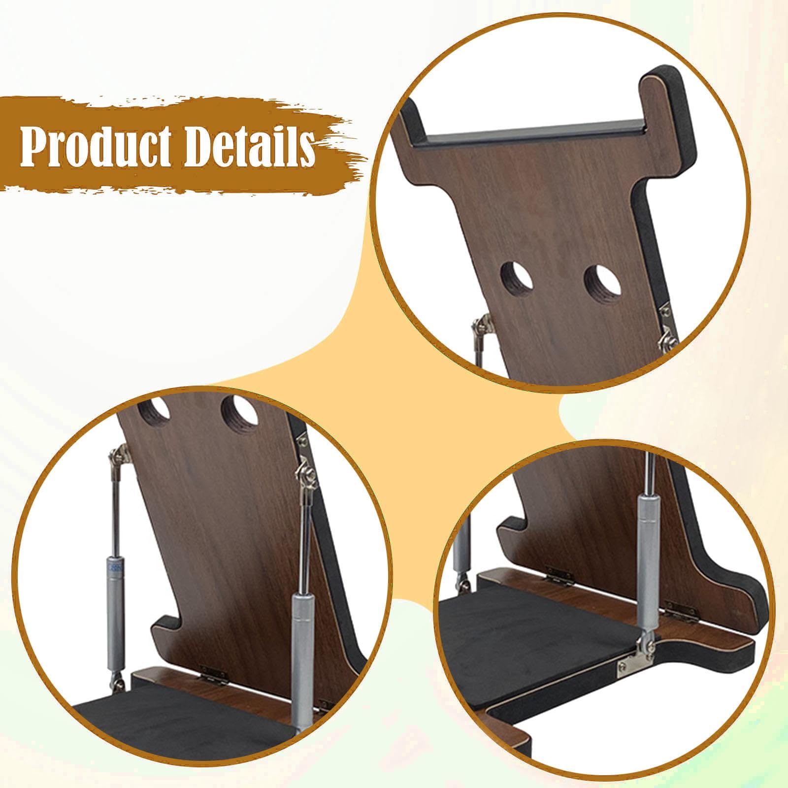 Soporte Vertical de Madera Resistente Y Plegable para Guqin (instrumento Tradicional Chino).