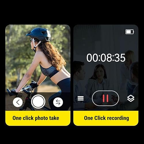 Miniatura 6 de PUSOKEI Reproductor de MP3 con 5.4, reproductor de música digital portátil sin pérdida con pantalla táctil HD de 2.02 pulgadas, altavoz integrado y