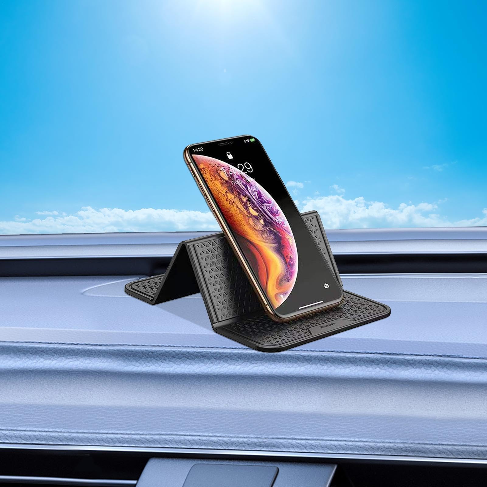 Tappetini Antiscivolo Per Cruscotto Auto – 10 Pezzi – Adesivi In PU Per Cellulare, Chiavi, Occhiali – Lavabili E Riutilizzabili
