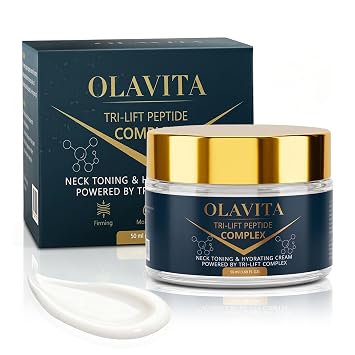 Olavita Tri-lift Peptide Complex Cream for for Wrinkle Anti Aging,Olavita Tri-lift Peptide Cream for Neck,Firming Moisturizer Cream for All Skin Type1PCS