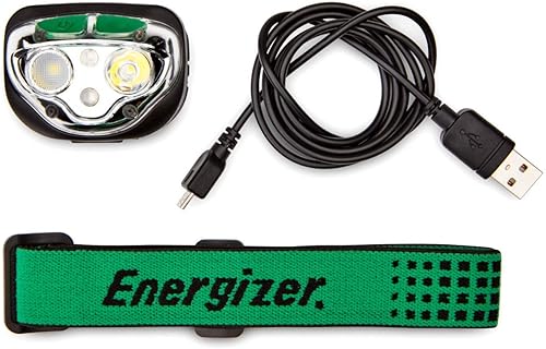 Miniatura 6 de Energizer PRO-400 Headlamp Rechargeable, IPX4 Water Resistant Rechargeable Headlamp, Ultra Bright Multiple Light Modes Head Lamp, Camping, Running,