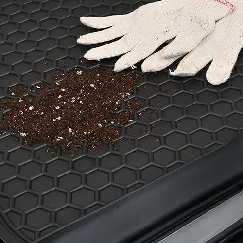 Miniatura 6 de Alfombrillas de coche personalizadas para Volvo XC60 2018-2025 (no para híbridos) T5 T6 Momentum alfombrillas de goma negra para todo tipo de clima,