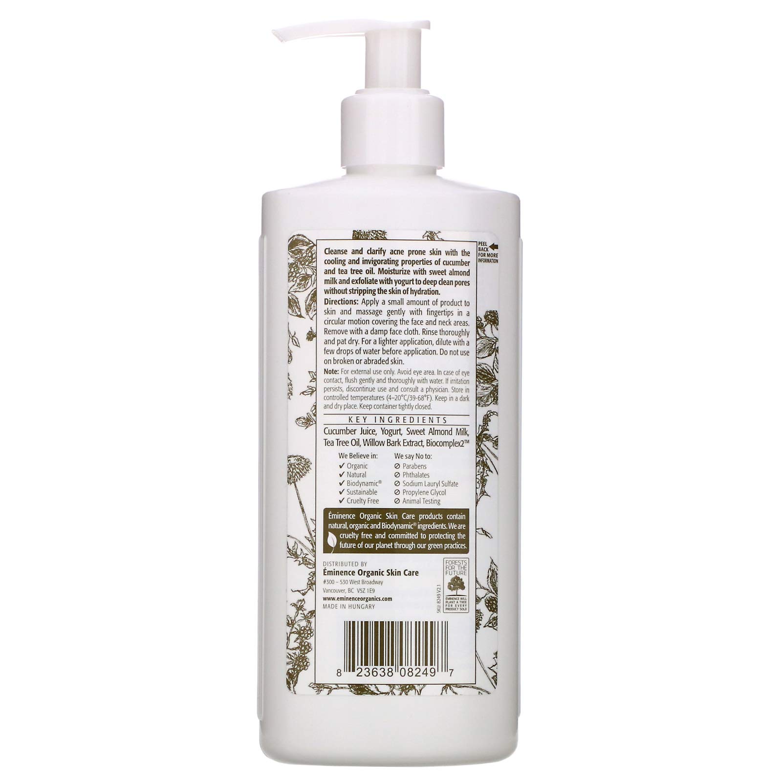Eminence Clear Skin Probiotic Cleanser, 8.4 Ounce : Amazon.ca