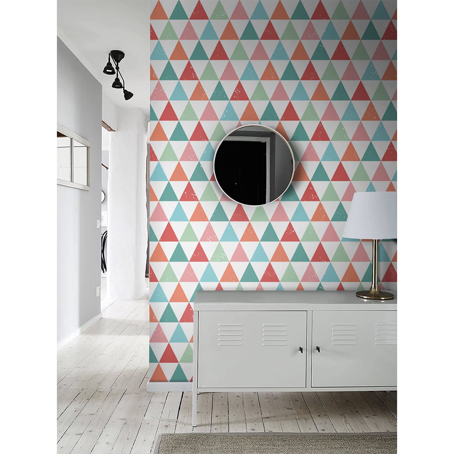 Décoration stickers muraux géométriques pour chambre et meuble moderne