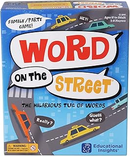 Educational Insights Word on the Street, Word Game for Family Game Night, Ages 10+