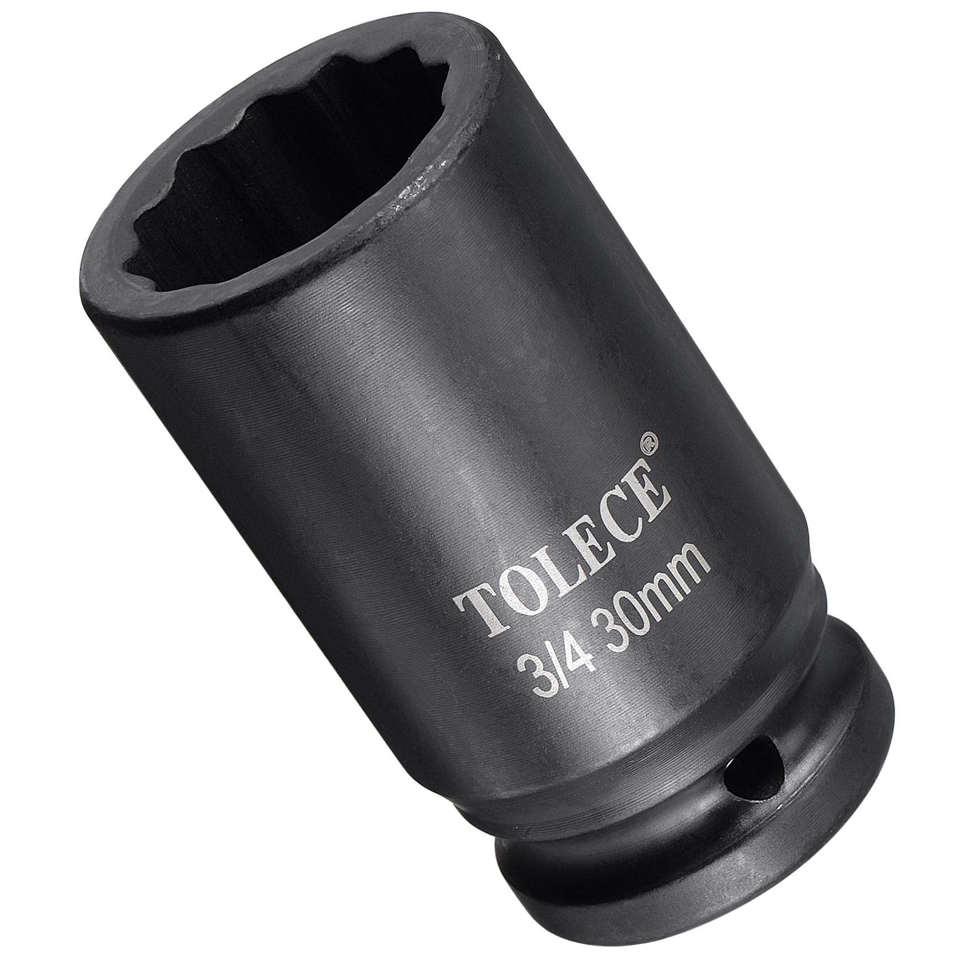 TA-VIGOR 12-Point Deep Impact Socket, 3/4-Inch Drive 30mm Metric Spindle Axle Nut Socket Driver Wrench