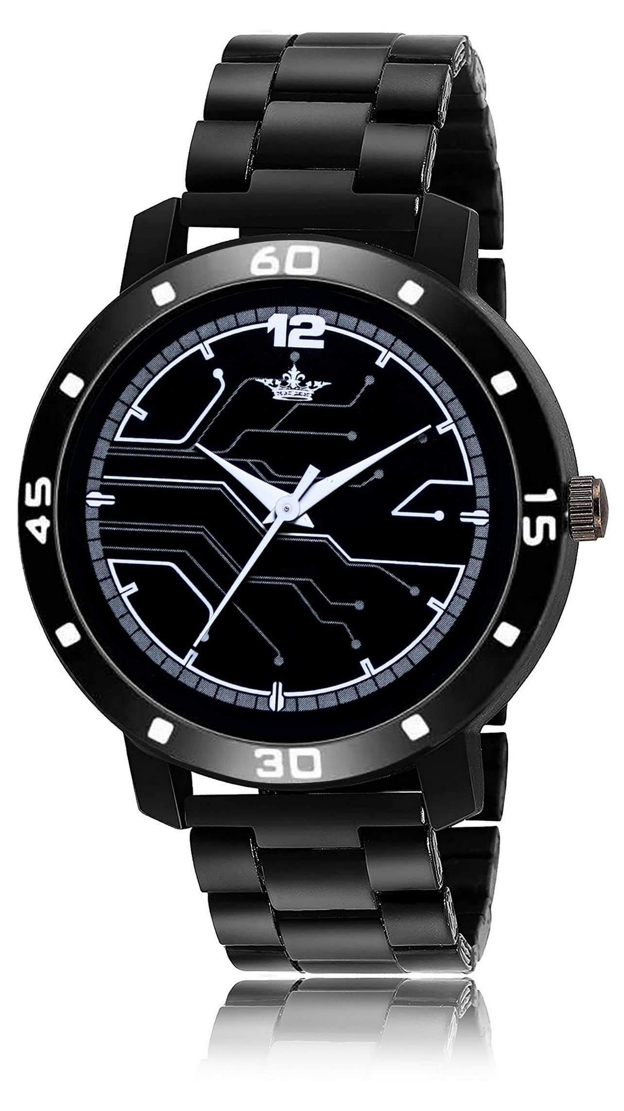 LOREM Black Professional Look Analog Watch for Men LR113 (B0C2CWJ2HF) Amazon Price History, Amazon Price Tracker