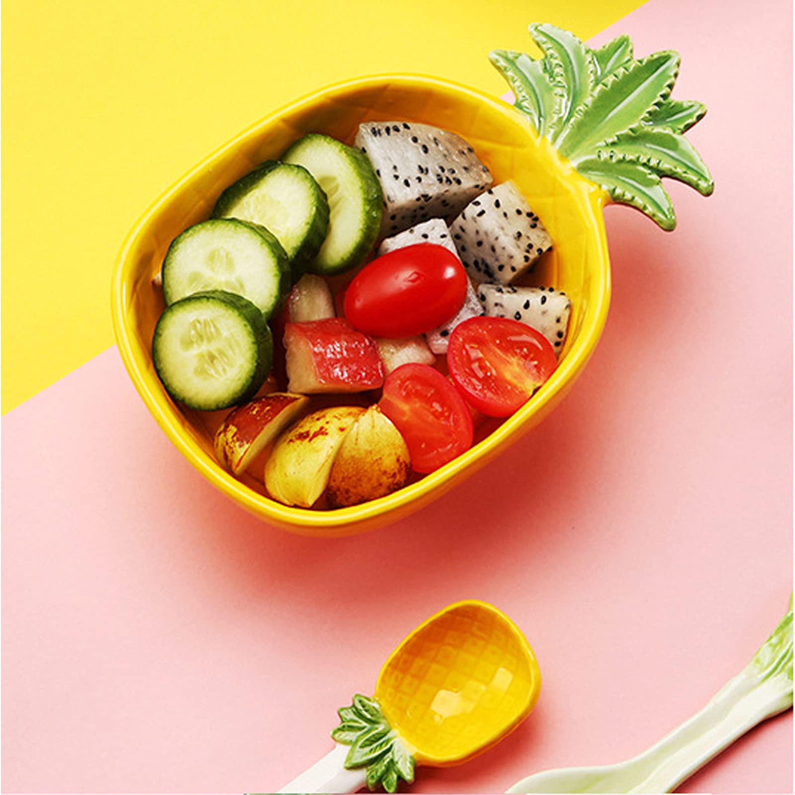 24 Ciotole Di Plastica Riutilizzabili | 709ml, 6 Colori | Senza BPA | Per Insalate, Cereali, Frutta - Foto 8