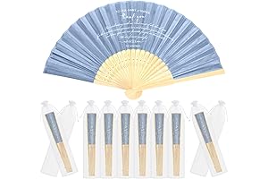 Personalized Elegant Folding Silk Handheld Fans for Wedding