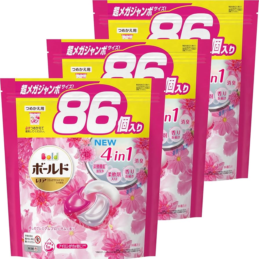 Amazon | [ケース販売] ボールド 洗濯洗剤 ジェルボール4D