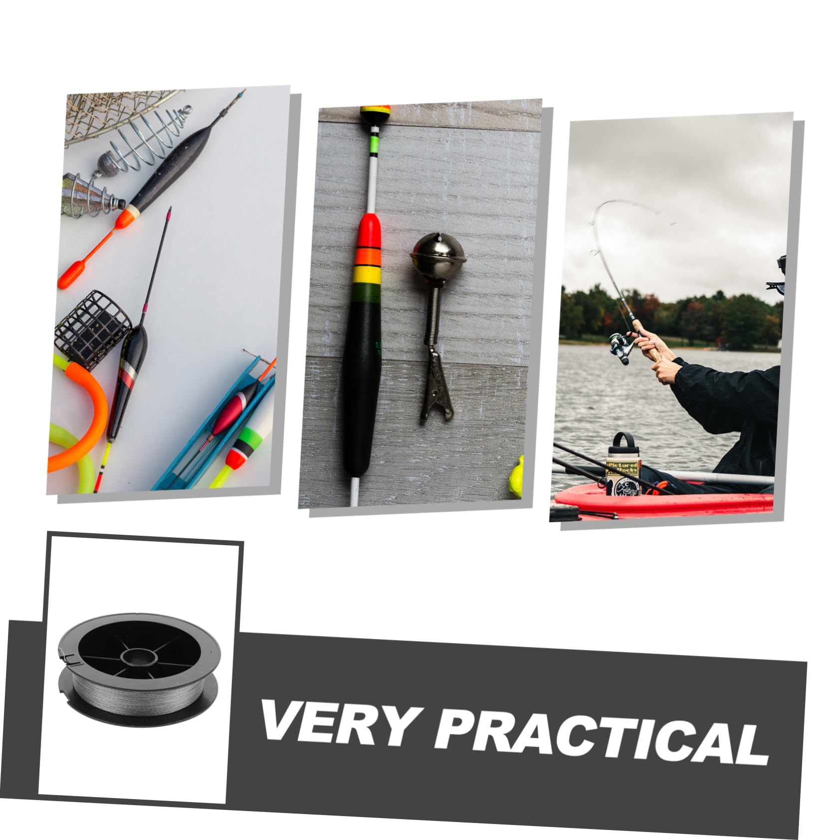 Milisten 1 Roll Heavy Duty Wear Resistant Fishing Line Pe Angling Supply for Outdoor Fishing Gear for Easy Knot Tying and Bait Casting