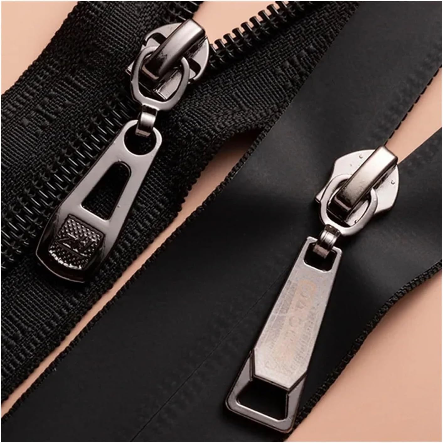 Zamek błyskawiczny, 5 sztuk #8# metalowa głowica automatyczna blokada zestaw naprawczy DIY torby akcesoria do szycia odzieży(F-8#for Resin Zipper)