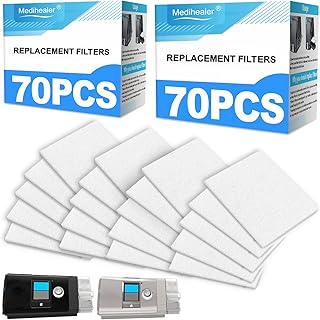 140 PCS Medihealer CPAP Filters(Six-Year-Supply) - Premium Filters for AirSense 10 -for AirCurve 10- S9-for AirStart-Series - Medihealer Replacement Filters Supplies