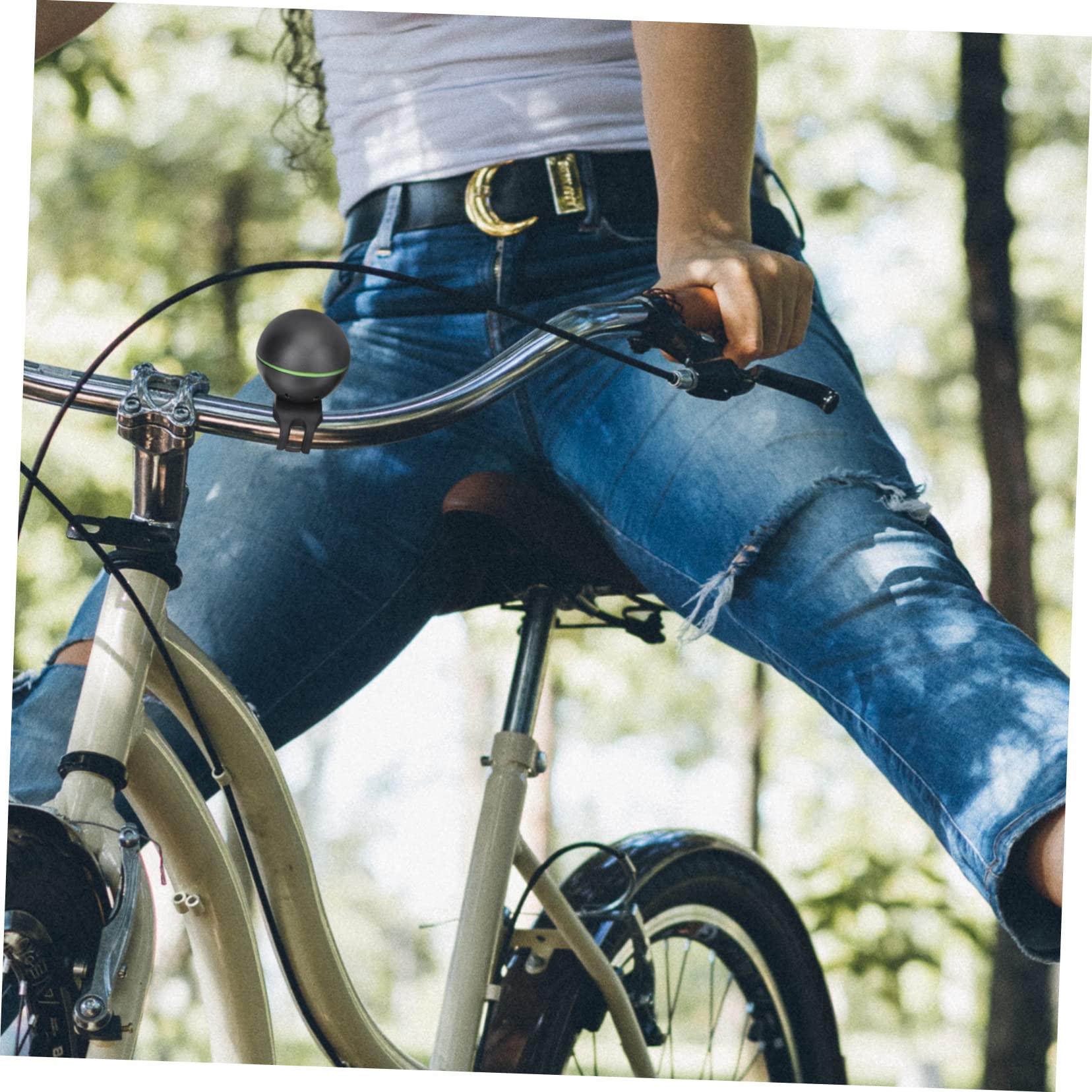 VANZACK 4pezzi Bicicletta Elettronica Campanello Suono Forte e Accessorio Per Manubrio Campanello Per Bici Adulto e Ragazzo Ragazza Design Pratico e Resistente