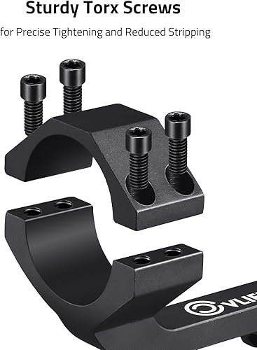 Miniatura 4 de CVLIFE Soportes de alcance voladizo, montaje de alcance de una sola pieza de anillo doble compensado, aluminio ligero