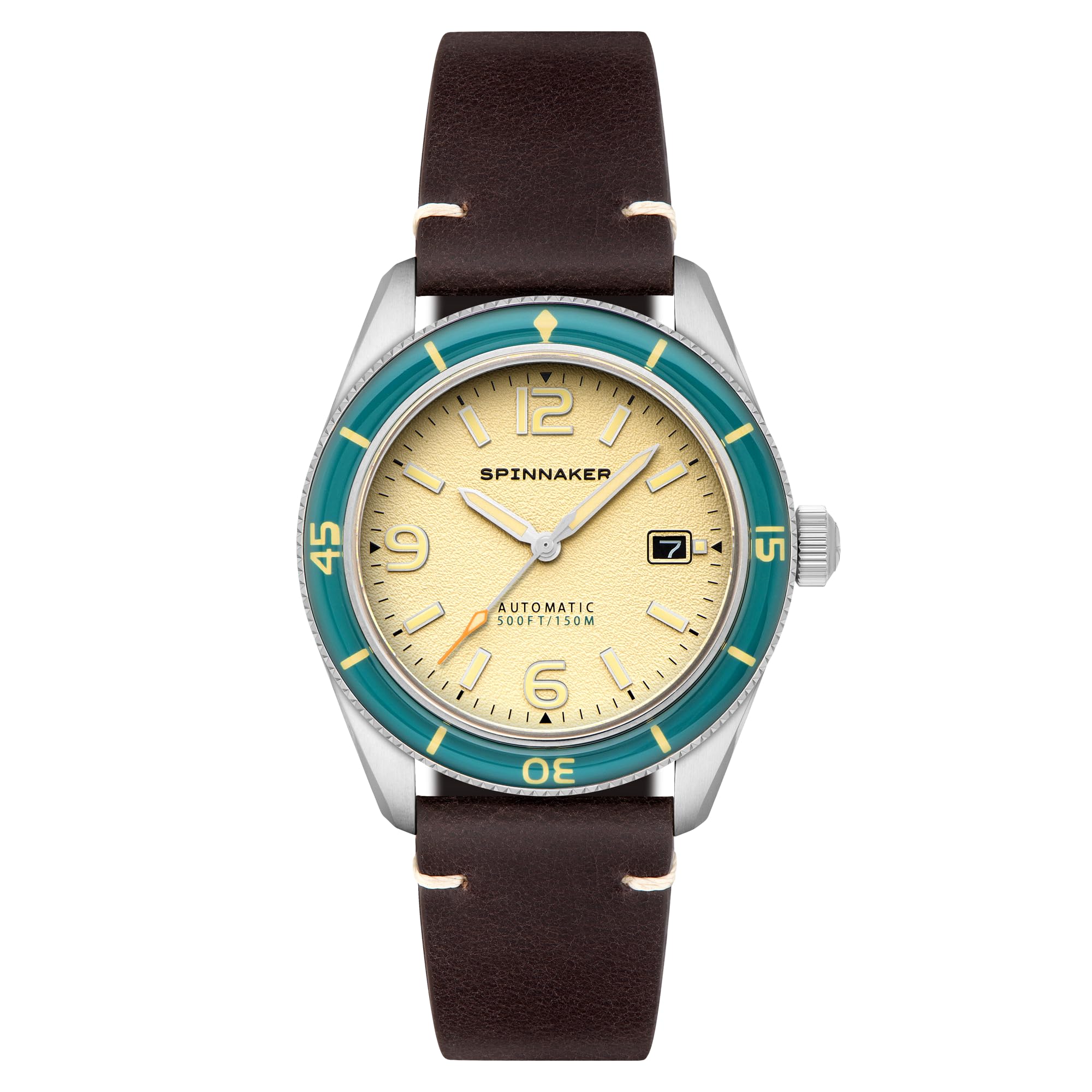 Spinnaker Fleuss SP-5055 - Orologio automatico da uomo, con cinturino in pelle, 43 mm