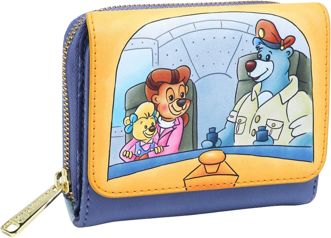 BoxLunch Loungefly Disney Talespin Crew Group Portrait Small Zip Wallet Exclusive