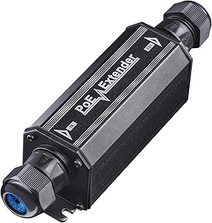 Cudy POE15 Gigabit Outdoor IP67 Waterproof PoE+ Extender, 10/100/1000Mbps，1 Channel PoE Repeater, PoE Amplifier, PoE booster, Wall-Mount, Daisy chain, Comply with IEEE 802.3at / 802.3af, Metal Housing