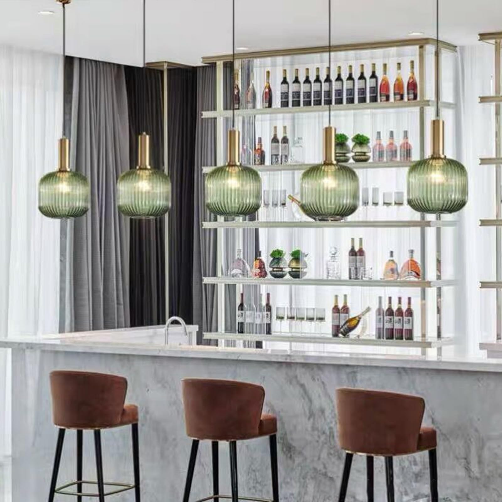 Vintage Industrielle Pendelleuchte mit Glas Lampenschirm,Batteriebetrieben Ohne Stromanschluss Hängelampen mit Fernbedienung,kabellose Hängelampe mit RGB-Dimmfunktion,Wiederaufladbare Lichtquelle E27.