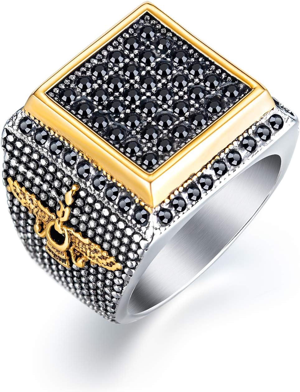 Men's Stainless Steel Persian Zoroastrianism Farvahar Ring