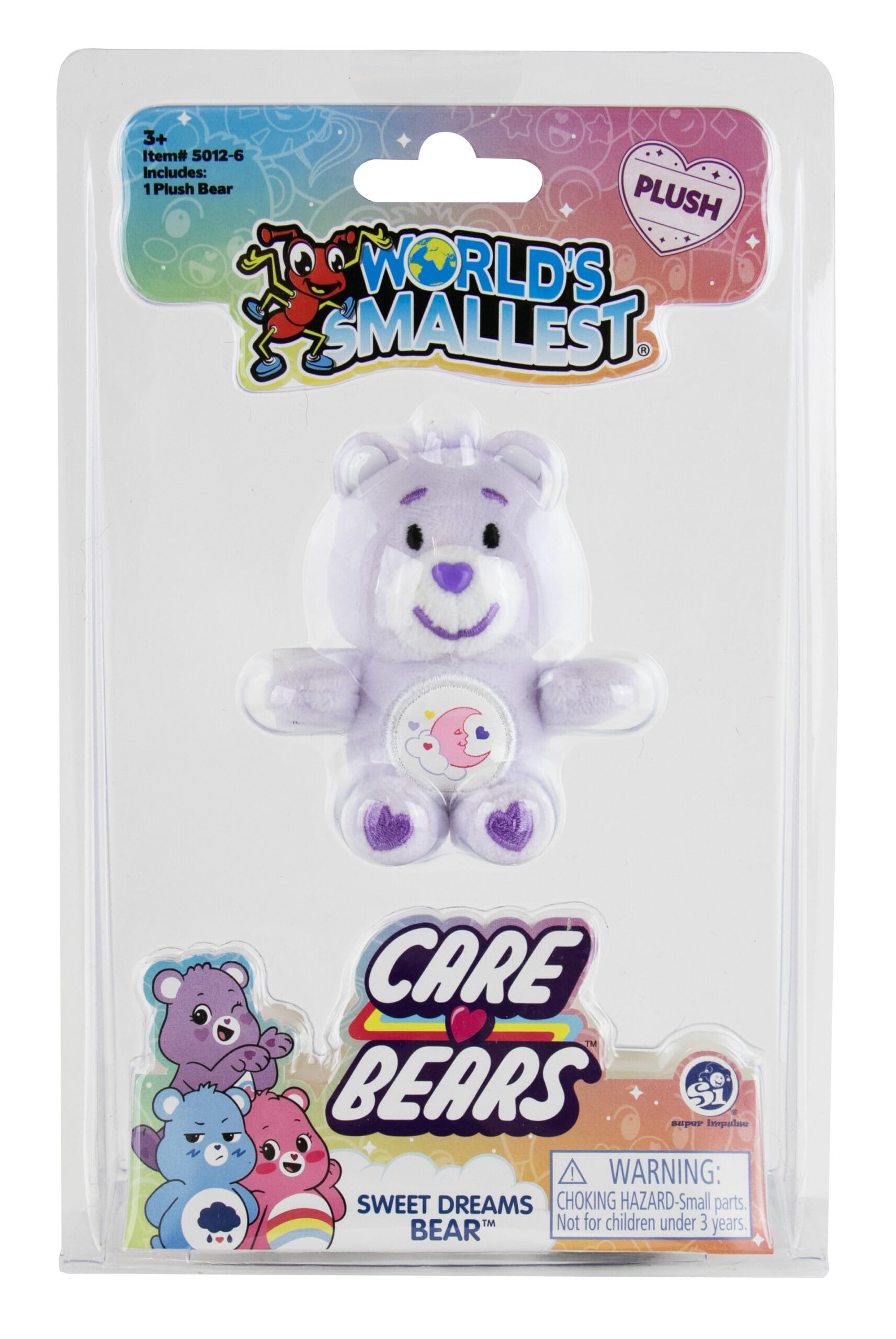 Amazon.com: World's Smallest Care Bear Mini Plush Series 6 - Sweet