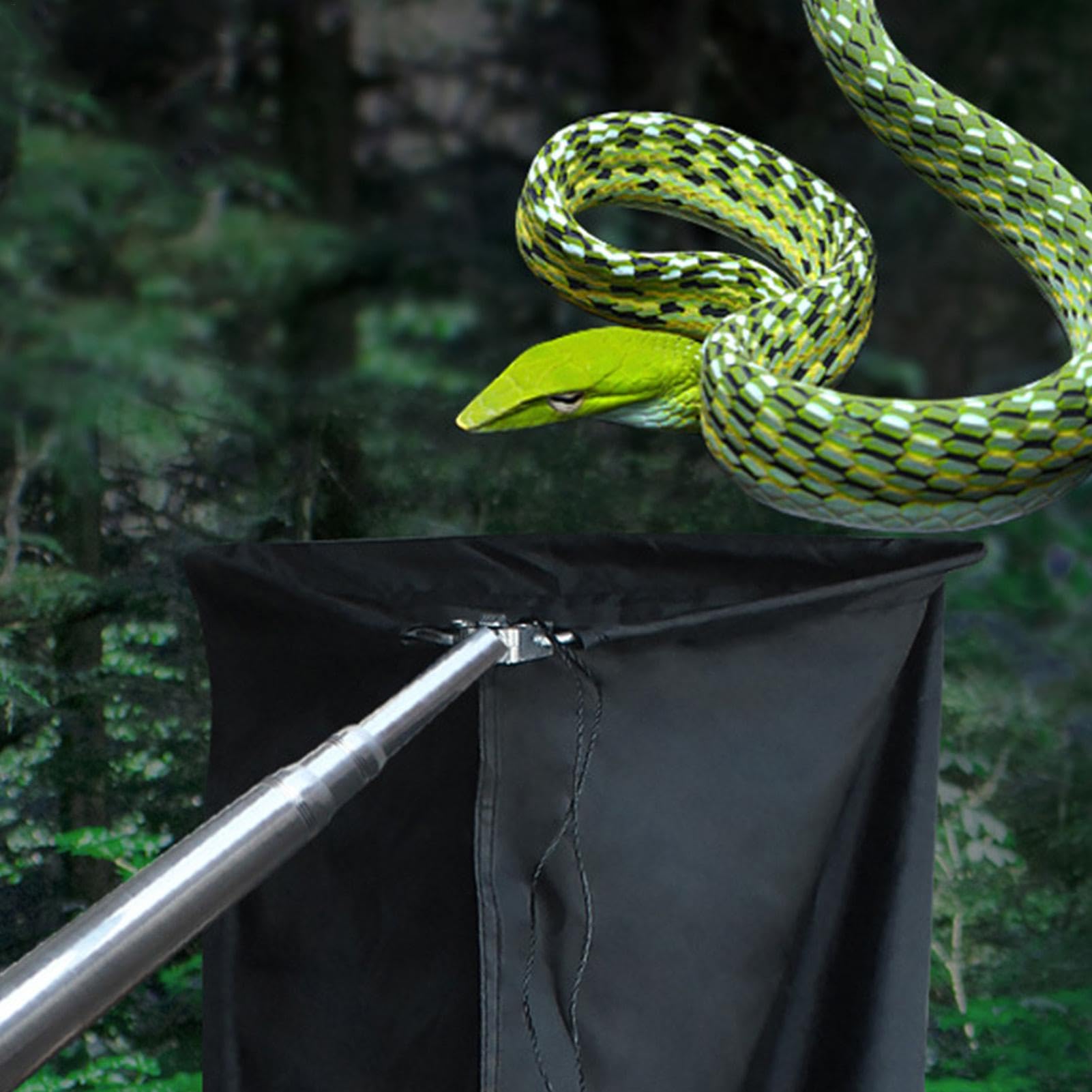 Schlangen-Greifer, Schlangengreifer, Schlangen-Gripper mit Tasche, robuste Reptilienzange für Schlangenschlangen, Werkzeuge mit Einer großen Auswahl für den Außenbereich